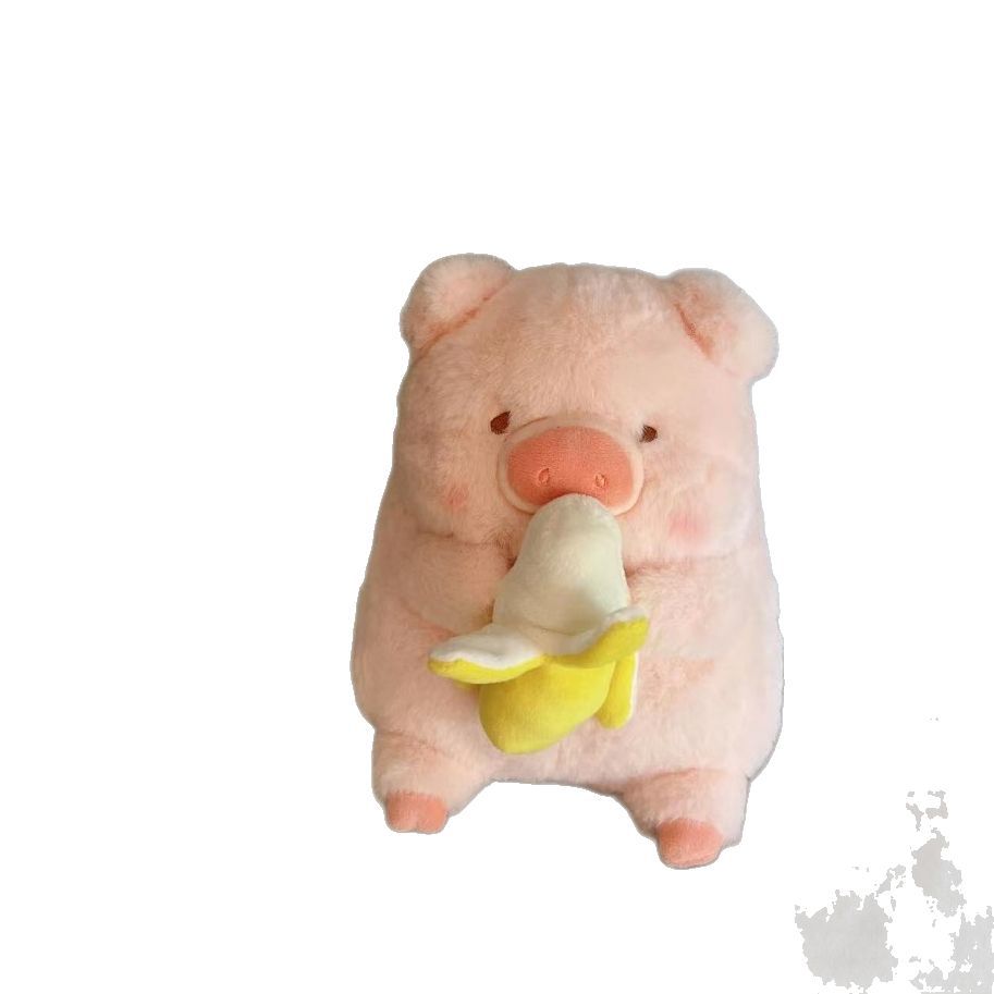 Cute banana lulu pig plush toy doll pillow bed doll