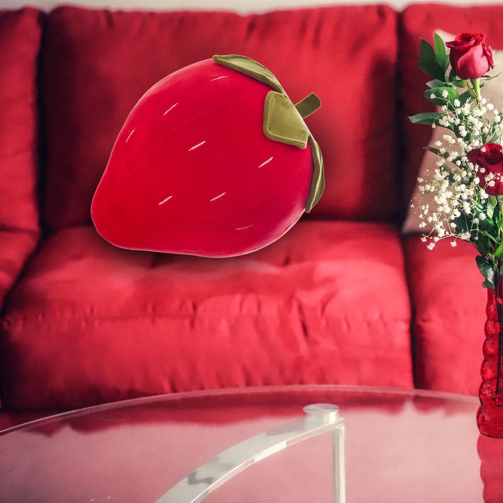 Plush Toys Cute Stuffed Fruits Toys Soft Strawberry Stuffed Doll