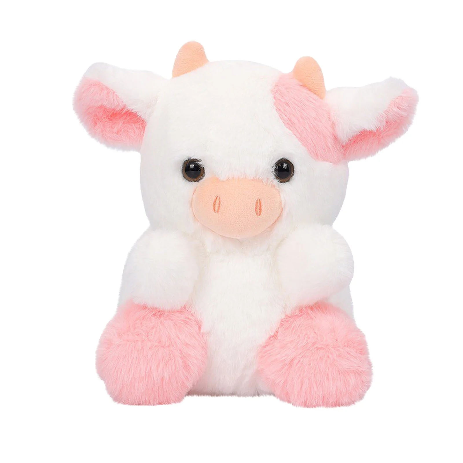 Adorable Plush Cow Toys,Soft Stuffed Animal Dolls Hugging Pillow Toys
